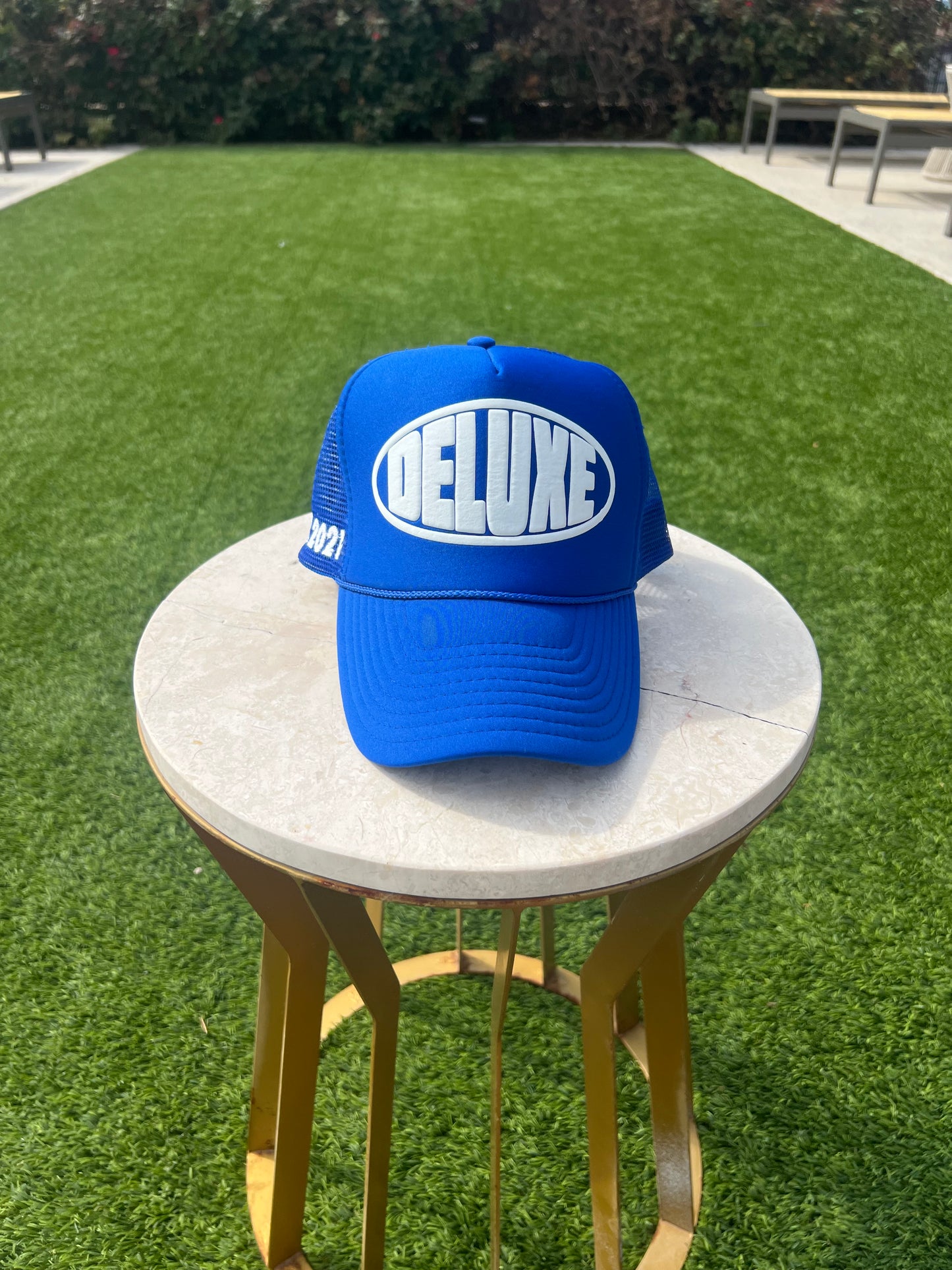 Deluxe “Anniversary” Trucker Hat Nipsey Blue