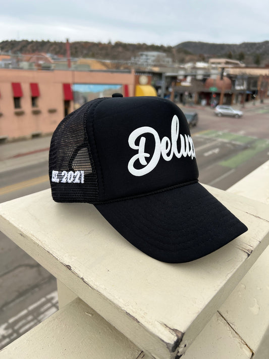 Deluxe "Classic" Trucker Hat Black